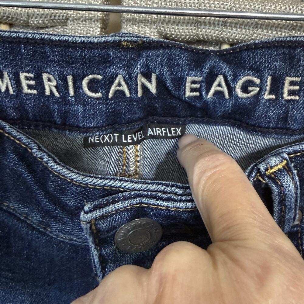 American Eagle SLIM Jeans Men’s Size 32x32 Blue Medium Wash Flex Stretch Denim - Picture 7 of 11